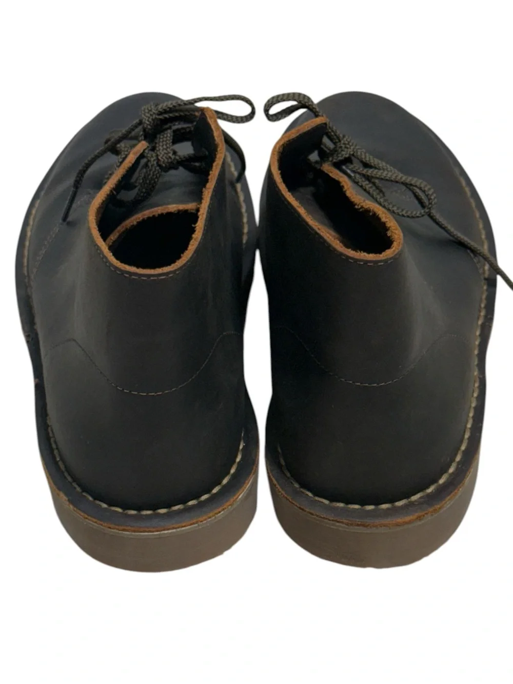 Clarks Bushacre 3 Chukka Boots Dark Brown Leather Men’s Size 10 New Condition